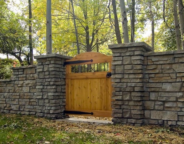 Creative Stacked Stone Wall Ideas | Home Design, Garden ...
 Garden Wall Design Ideas