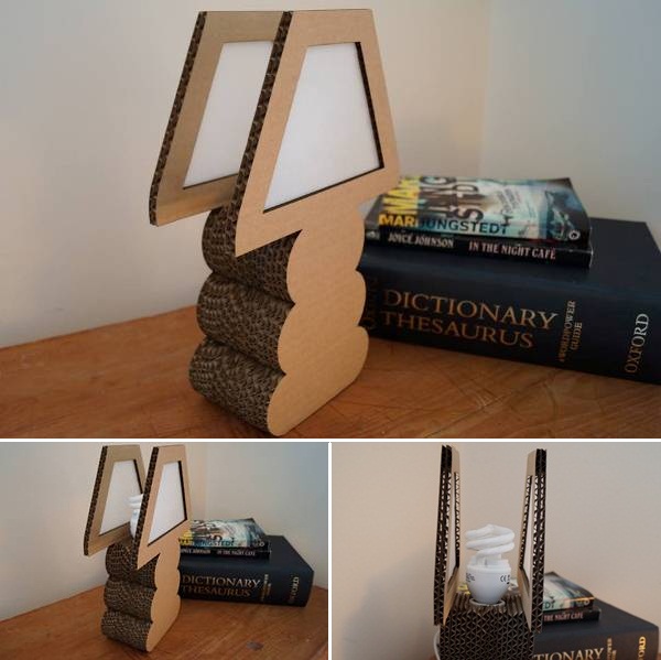 Cardboard-Table-Lamp