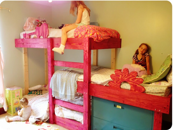 Goodshomedesign, Triple Bunk Beds For Girls