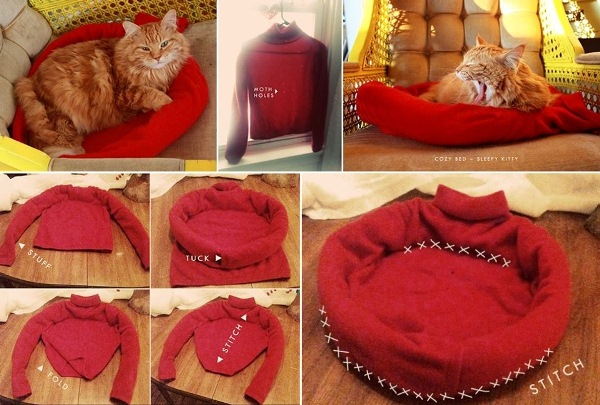 DIY-Kitty-Cozy-Bed