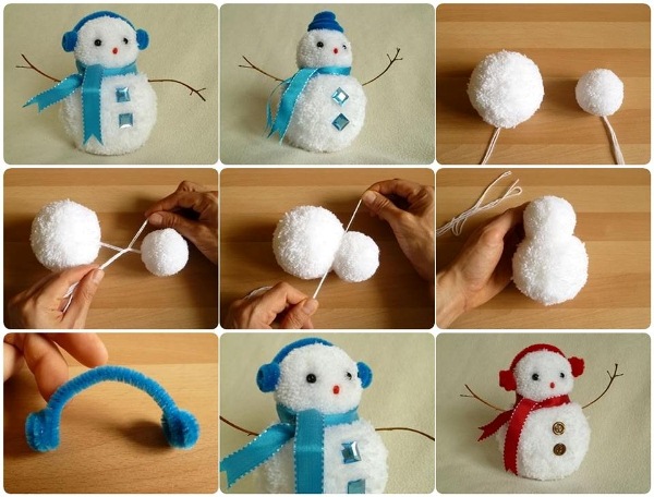 DIY-Pom-Pom-Snowman