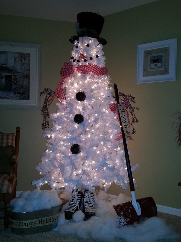 diy-christmas-tree-snowman