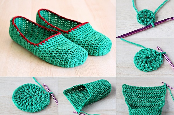 DIY-Simple-Crochet-Slippers