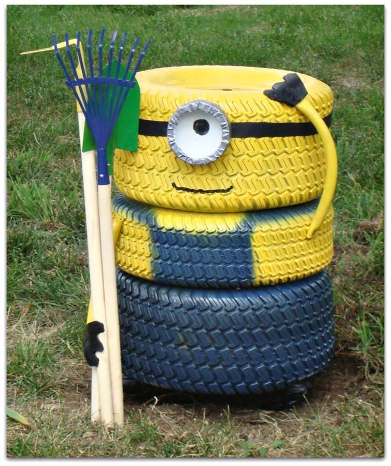 Minion-from-old-tires