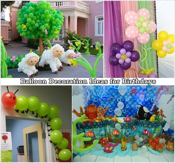 Lovely Balloon Decorations - Balloon Decoration At Home Ideas