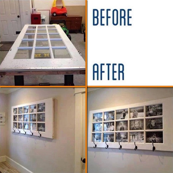 Diy Coat Rack With Photo Frame Home