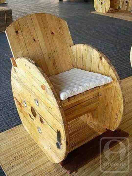 Cable-Spool-chair