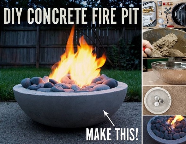 Goodshomedesign, How To Pour A Concrete Fire Pit