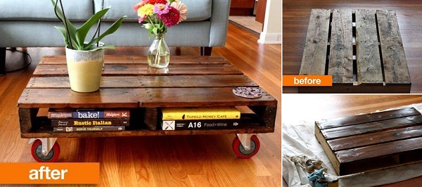 Goodshomedesign, How To Build A Side Table Out Of Pallets