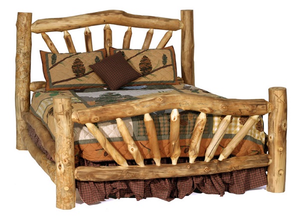 Goodshomedesign, Log Bed Frame