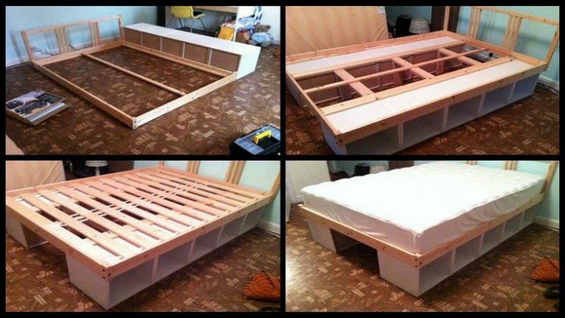 10 Diy Storage Bed Ideas Home Design Garden Architecture Blog - Diy Platform Bed With Storage Ideas