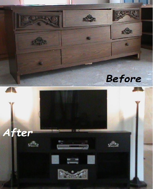 Goodshomedesign, Converting Dresser Into Tv Stand