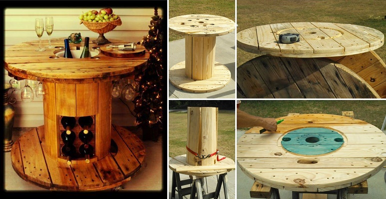 Wire-Spool-table