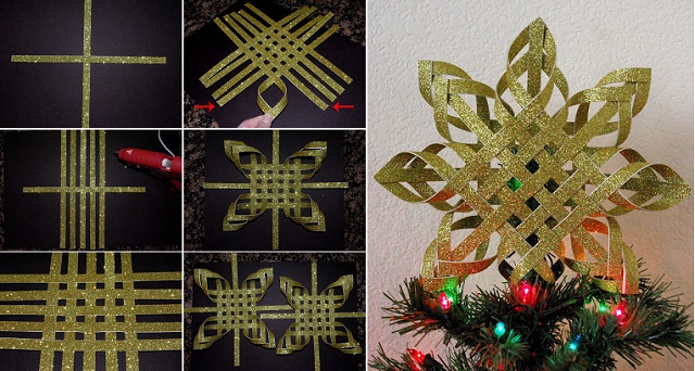 Woven-Paper-Tree-Topper