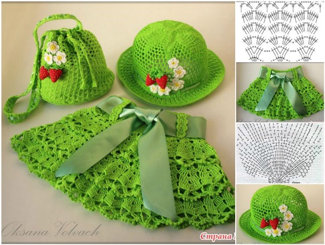 crochet-girl-skirt-hat-set