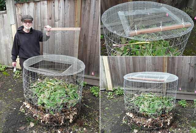 Compost-Bin-From-Hardware-Cloth