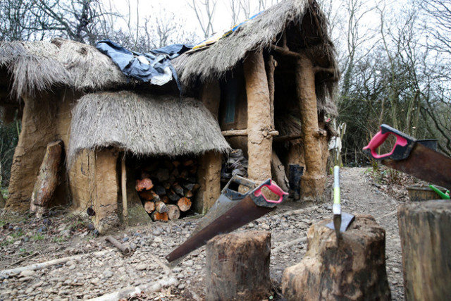 12P05 Daniel Pike lives in the wood -  eviction threat from Woodland Trust
