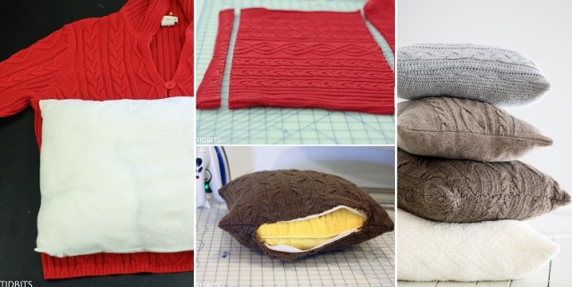 DIY-Repurposed-Sweater-Pillows