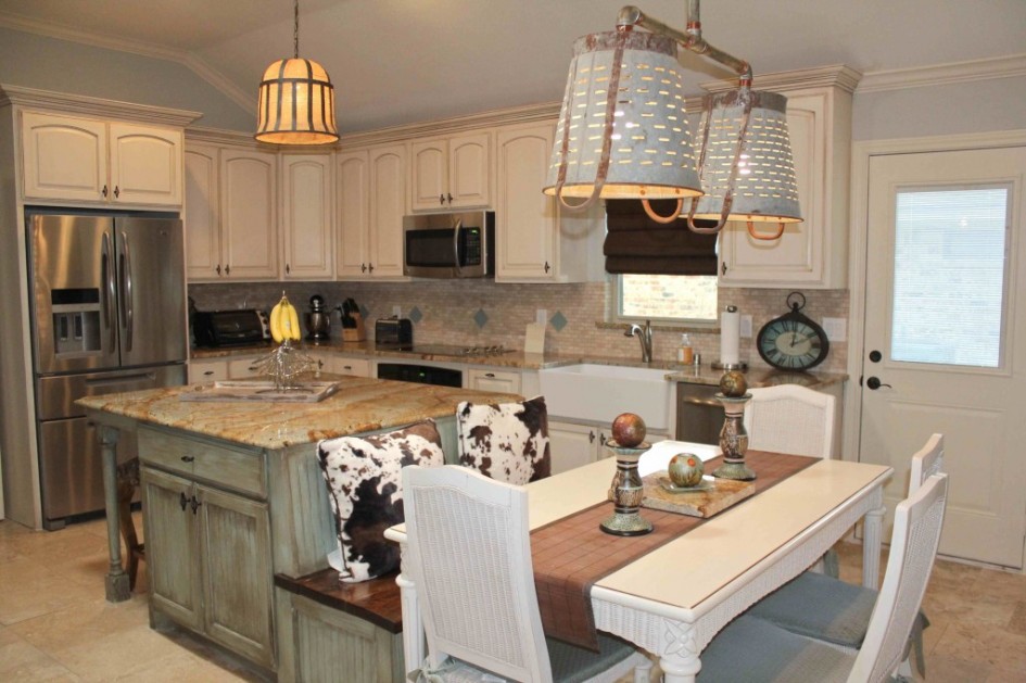 Kitchen Island With Built In Seating, Rustic Kitchen Islands With Seating