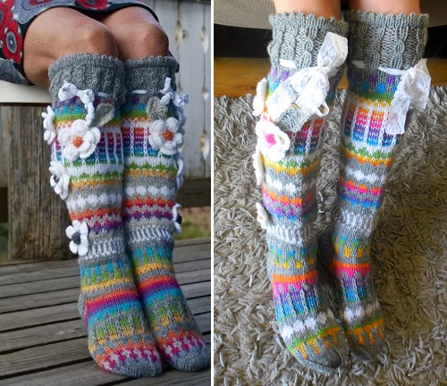 Crochet-Flower-Leg-Stockings-2