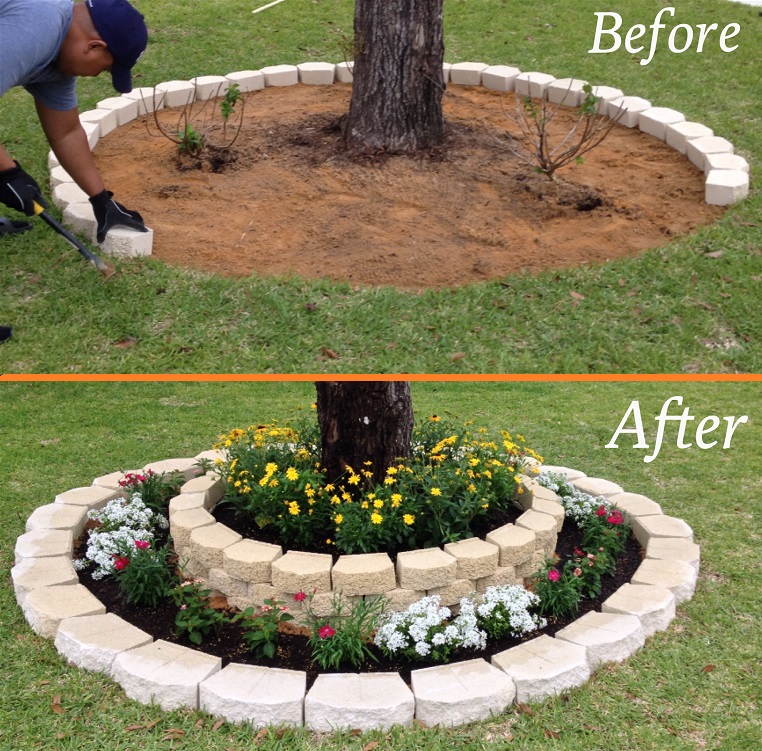 Goodshomedesign, Landscaping Around Trees With Stone