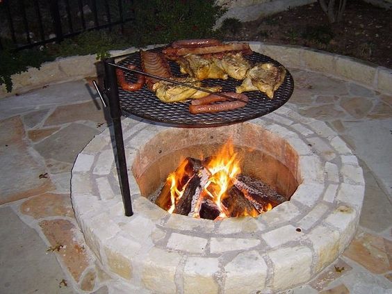 Goodshomedesign, Grill Over Fire Pit