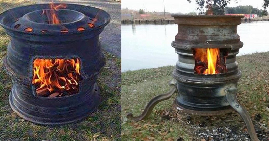 Goodshomedesign, Old Truck Rims Fire Pits