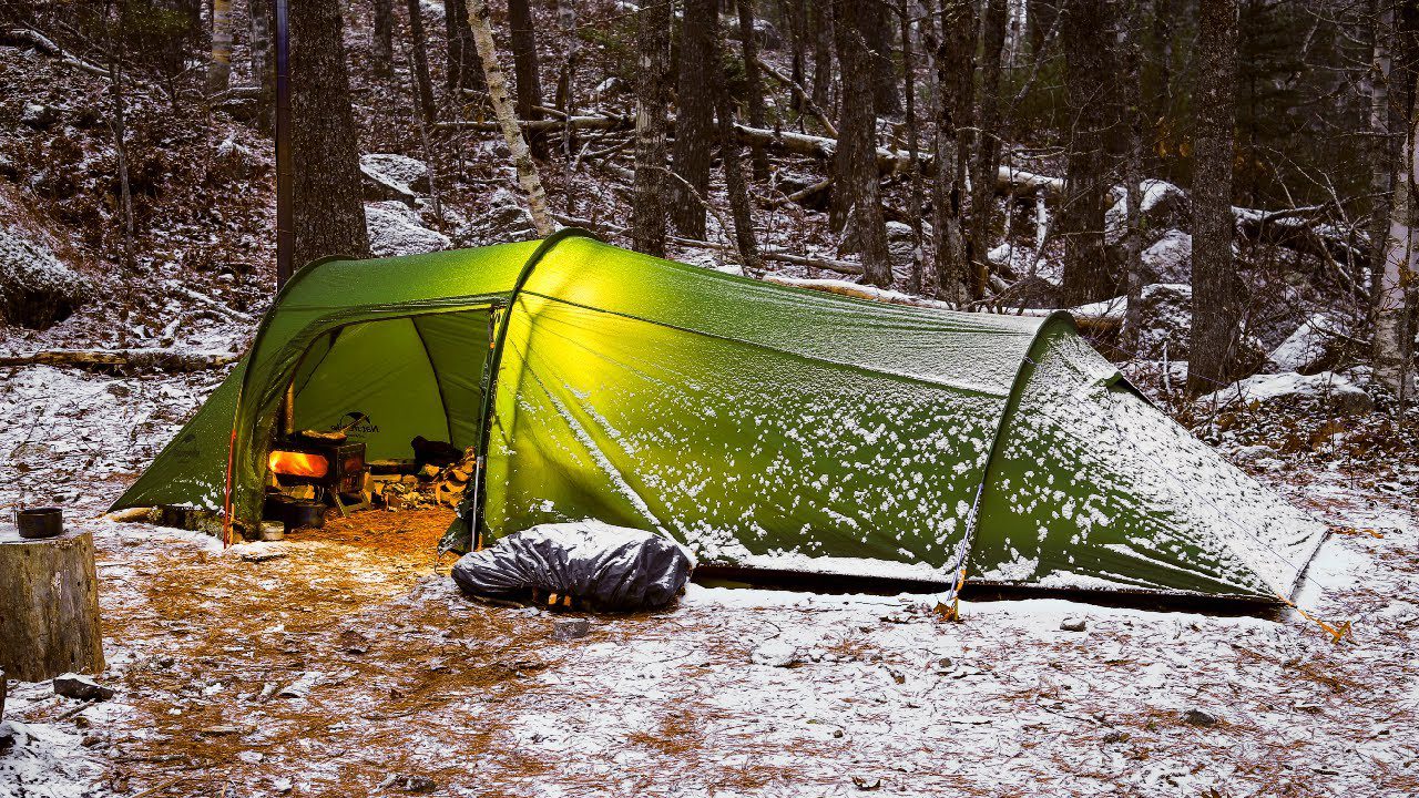 17 Hot tent ideas in 2022 | tent Winter Camp With a Canvas Hot Tent Why Cho...
